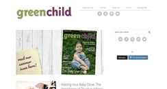 Desktop Screenshot of greenchildmagazine.com