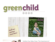Tablet Screenshot of greenchildmagazine.com